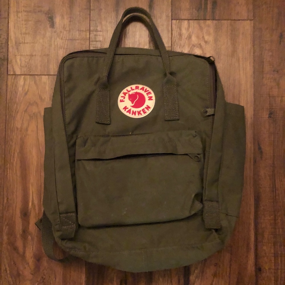 Fjallraven Green Backpack